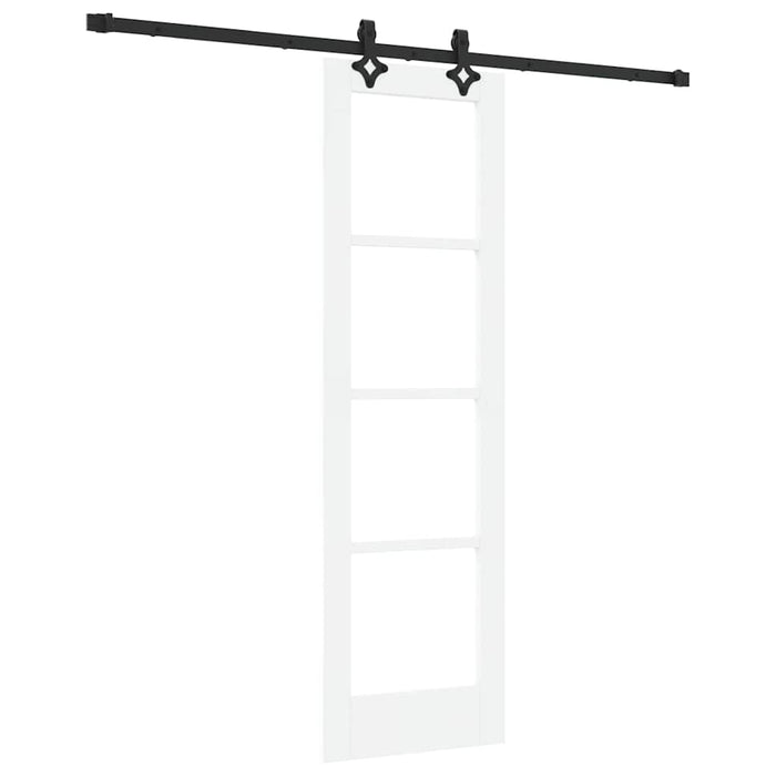 Ușă glisantă ORKDAL Alb și negru 61 x 198,5 cm - WALTI WALTI