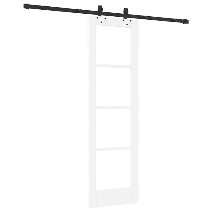 Ușă glisantă ORKDAL Alb și negru 61 x 198,5 cm - WALTI WALTI