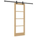 Ușă glisantă ORKDAL Natural și Negru 73,5 x 198,5 cm - WALTI WALTI
