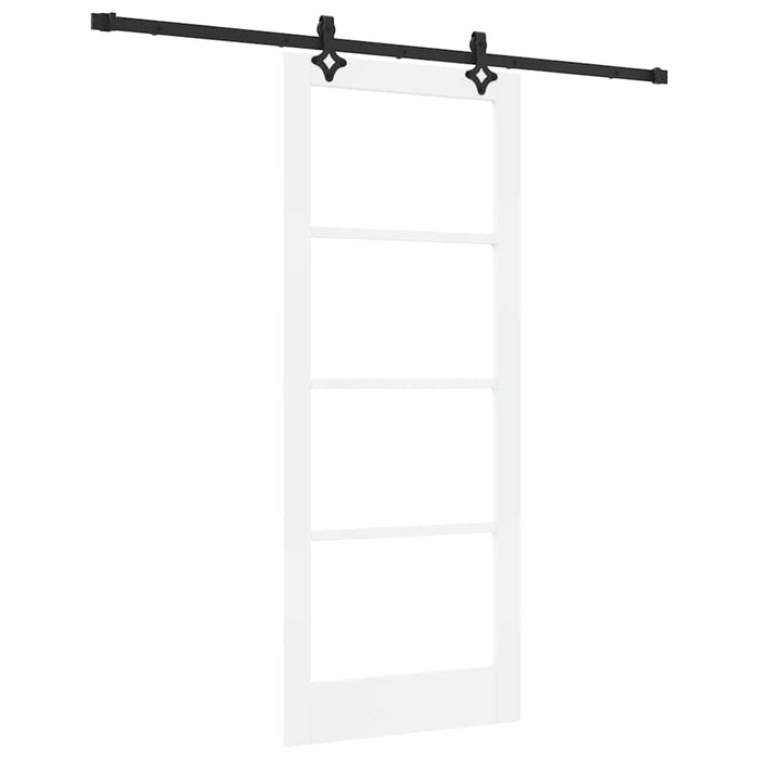 Ușă glisantă ORKDAL Alb și negru 83 x 202 cm - WALTI WALTI