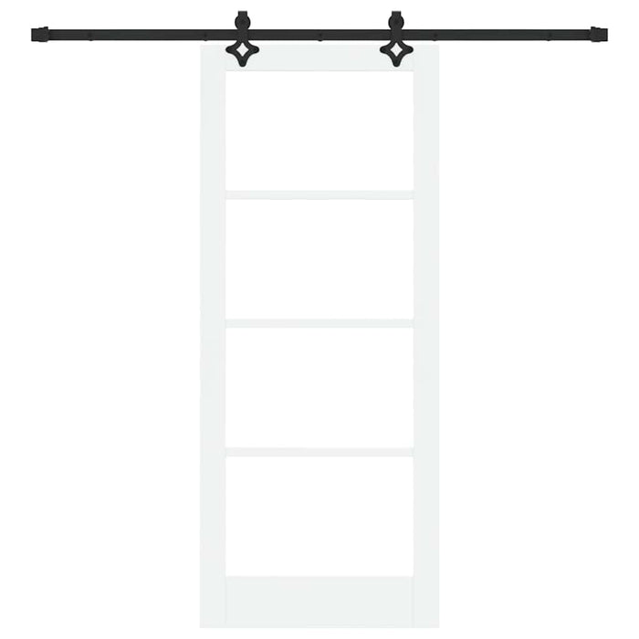 Ușă glisantă ORKDAL Alb și negru 83 x 202 cm - WALTI WALTI