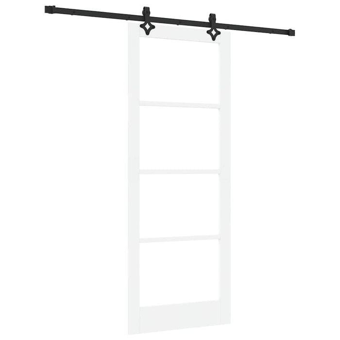 Ușă glisantă ORKDAL Alb și negru 83 x 211 cm - WALTI WALTI
