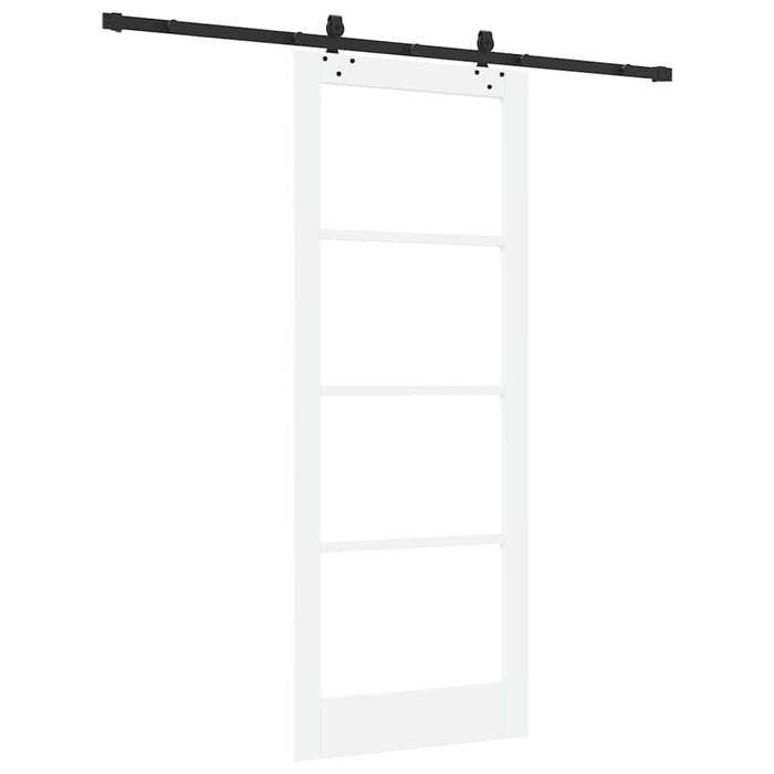 Ușă glisantă ORKDAL Alb și negru 83 x 211 cm - WALTI WALTI