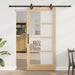Ușă glisantă ORKDAL Natural și Negru 93 x 202 cm - WALTI WALTI