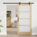 Ușă glisantă ORKDAL Natural și Negru 93 x 202 cm - WALTI WALTI