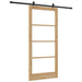 Ușă glisantă ORKDAL Natural și Negru 93 x 202 cm - WALTI WALTI