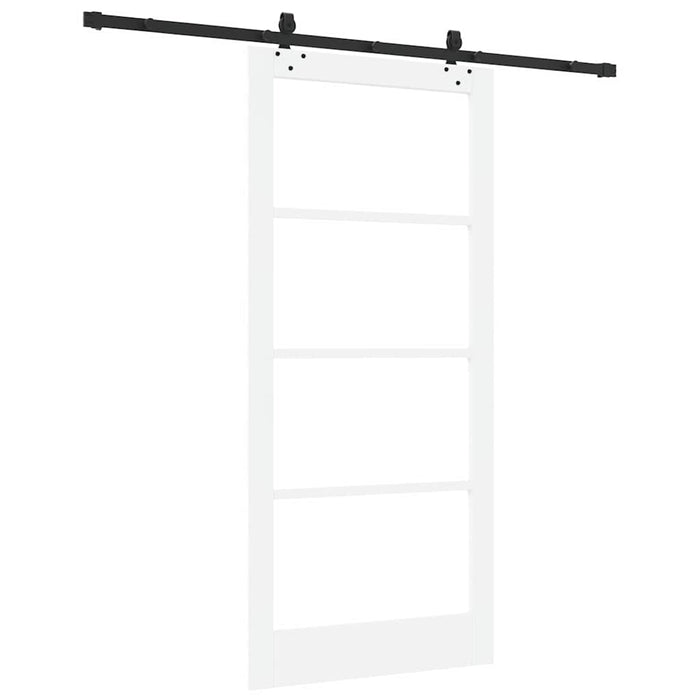 Ușă glisantă ORKDAL Alb și negru 93 x 202 cm - WALTI WALTI
