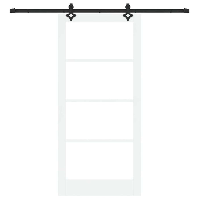 Ușă glisantă ORKDAL Alb și negru 93 x 202 cm - WALTI WALTI