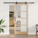 Ușă glisantă ORKDAL Natural și Negru 93 x 211 cm - WALTI WALTI