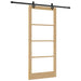 Ușă glisantă ORKDAL Natural și Negru 93 x 211 cm - WALTI WALTI