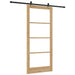 Ușă glisantă ORKDAL Natural și Negru 93 x 211 cm - WALTI WALTI