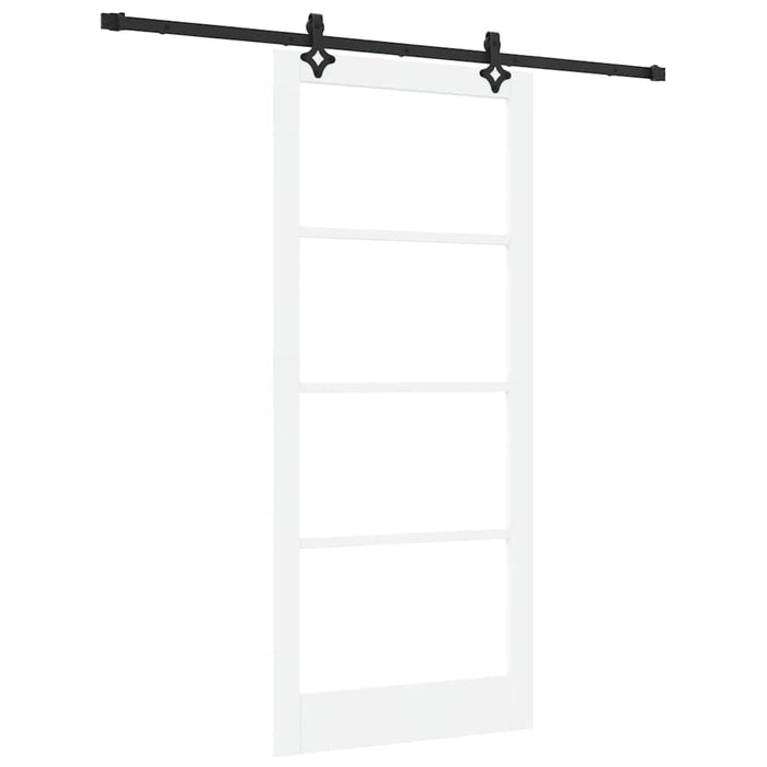 Ușă glisantă ORKDAL Alb și negru 93 x 211 cm - WALTI WALTI