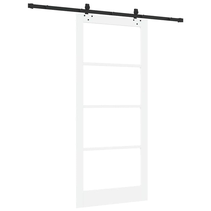 Ușă glisantă ORKDAL Alb și negru 93 x 211 cm - WALTI WALTI