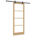 Ușă glisantă ORKDAL Natural și Negru 93 x 232 cm - WALTI WALTI