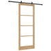 Ușă glisantă ORKDAL Natural și Negru 93 x 232 cm - WALTI WALTI