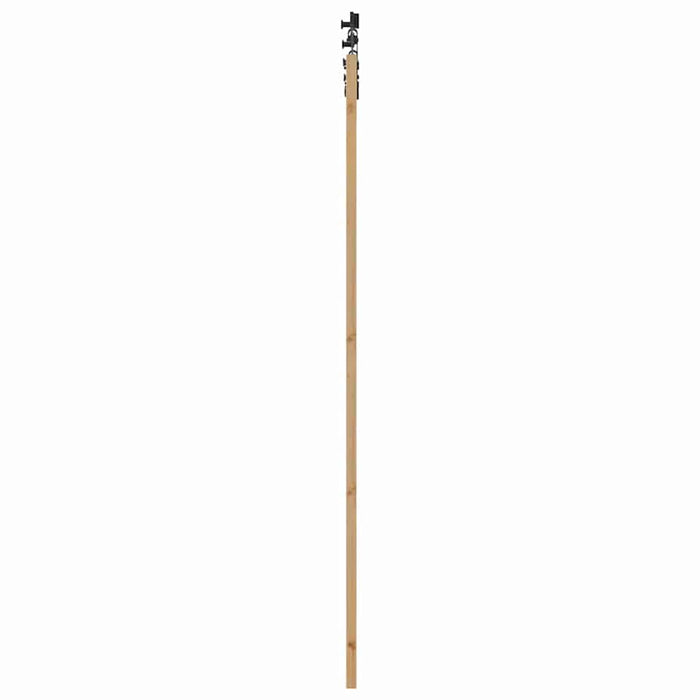 Ușă glisantă ORKDAL Natural și Negru 93 x 232 cm - WALTI WALTI