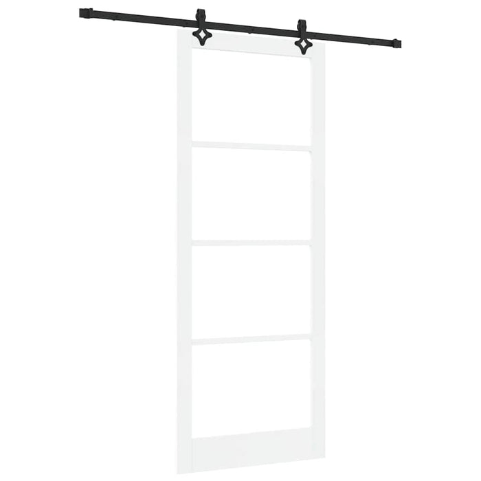 Ușă glisantă ORKDAL Alb și negru 93 x 232 cm - WALTI WALTI