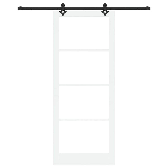 Ușă glisantă ORKDAL Alb și negru 93 x 232 cm - WALTI WALTI
