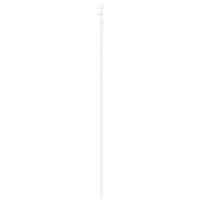 Ușă glisantă Alb 61 x 198,5 cm Lemn masiv de pin și sticlă - WALTI WALTI