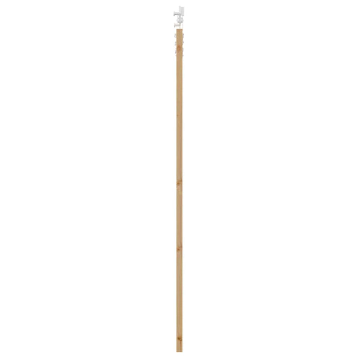 Ușă glisantă natural 93 x 202 cm Lemn masiv de pin și sticlă - WALTI WALTI