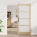 Ușă glisantă natural 93 x 211 cm Lemn masiv de pin și sticlă - WALTI WALTI