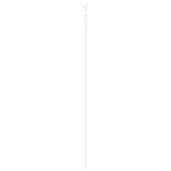 Ușă glisantă Alb 93 x 211 cm Lemn masiv de pin și sticlă - WALTI WALTI