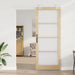 Ușă glisantă natural 93 x 232 cm Lemn masiv de pin și sticlă - WALTI WALTI