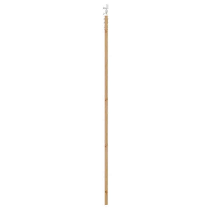 Ușă glisantă natural 93 x 232 cm Lemn masiv de pin și sticlă - WALTI WALTI