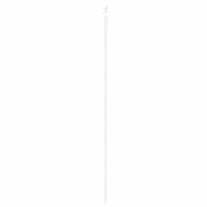 Ușă glisantă Alb 93 x 232 cm Lemn masiv de pin și sticlă - WALTI WALTI