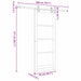Ușă glisantă Alb 83 x 211 cm Lemn masiv de pin și sticlă - WALTI WALTI
