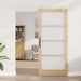 Ușă glisantă natural 93 x 211 cm Lemn masiv de pin și sticlă - WALTI WALTI