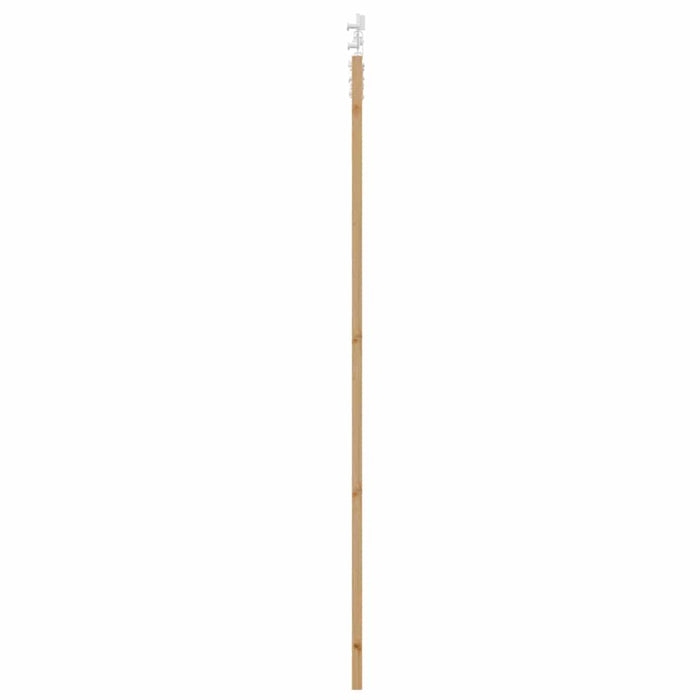 Ușă glisantă natural 93 x 232 cm Lemn masiv de pin și sticlă - WALTI WALTI