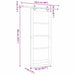 Ușă glisantă Alb 83 x 202 cm Lemn masiv de pin și sticlă - WALTI WALTI