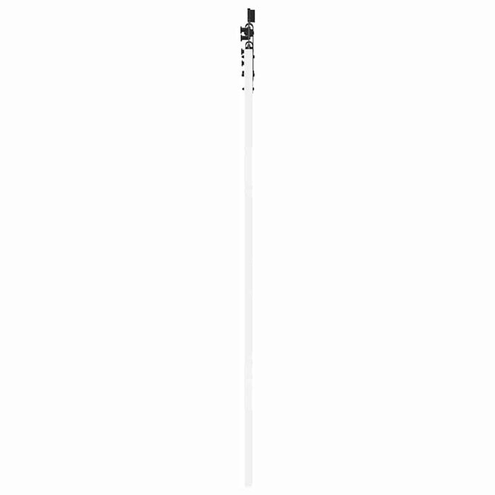 Ușă glisantă Alb 61 x 198,5 cm Lemn masiv de pin și sticlă - WALTI WALTI