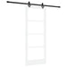 Ușă glisantă Alb 83 x 202 cm Lemn masiv de pin și sticlă - WALTI WALTI