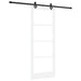 Ușă glisantă Alb 83 x 211 cm Lemn masiv de pin și sticlă - WALTI WALTI