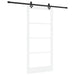Ușă glisantă Alb 93 x 202 cm Lemn masiv de pin și sticlă - WALTI WALTI