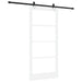 Ușă glisantă Alb 93 x 202 cm Lemn masiv de pin și sticlă - WALTI WALTI