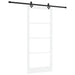 Ușă glisantă Alb 93 x 211 cm Lemn masiv de pin și sticlă - WALTI WALTI