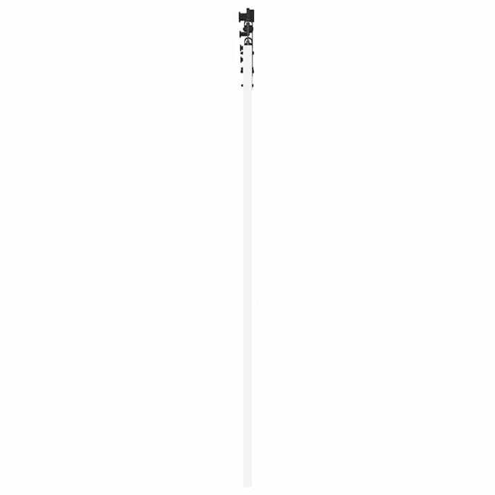 Ușă glisantă Alb 61 x 198,5 cm Lemn masiv de pin și sticlă - WALTI WALTI