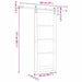 Ușă glisantă Alb 83 x 211 cm Lemn masiv de pin și sticlă - WALTI WALTI
