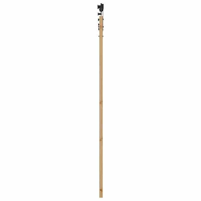 Ușă glisantă natural 93 x 202 cm Lemn masiv de pin și sticlă - WALTI WALTI