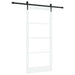 Ușă glisantă Alb 93 x 202 cm Lemn masiv de pin și sticlă - WALTI WALTI
