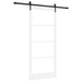 Ușă glisantă Alb 93 x 211 cm Lemn masiv de pin și sticlă - WALTI WALTI