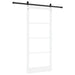 Ușă glisantă Alb 93 x 211 cm Lemn masiv de pin și sticlă - WALTI WALTI