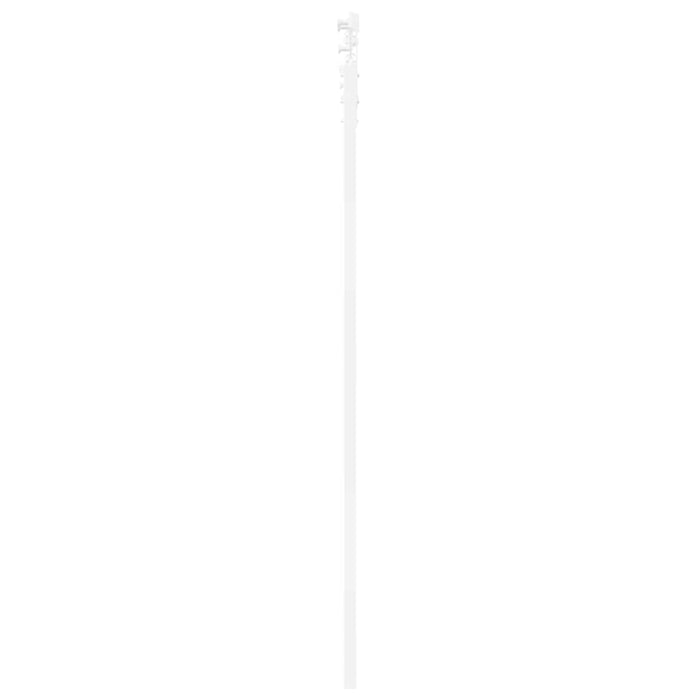 Ușă glisantă Alb 61 x 198,5 cm Lemn masiv de pin și sticlă - WALTI WALTI