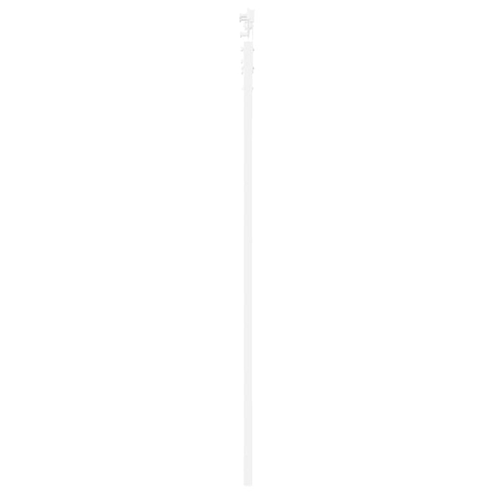 Ușă glisantă Alb 83 x 202 cm Lemn masiv de pin și sticlă - WALTI WALTI
