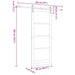 Ușă glisantă Alb 83 x 202 cm Lemn masiv de pin și sticlă - WALTI WALTI