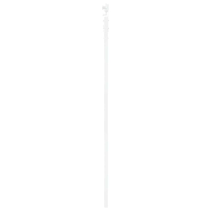 Ușă glisantă Alb 93 x 202 cm Lemn masiv de pin și sticlă - WALTI WALTI