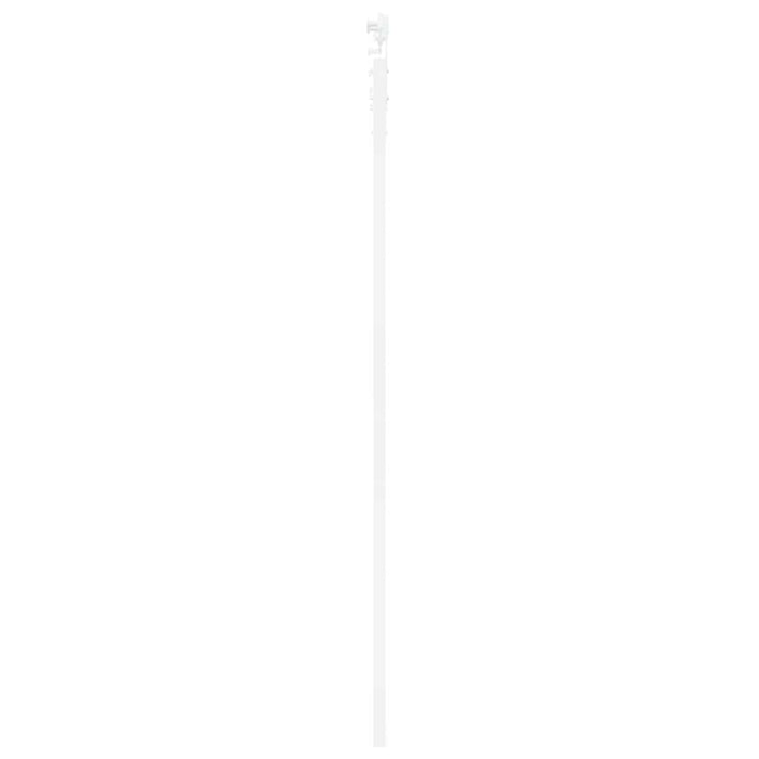 Ușă glisantă Alb 93 x 211 cm Lemn masiv de pin și sticlă - WALTI WALTI